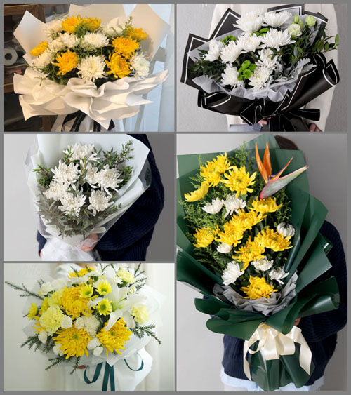 山东莱芜莱城区张家洼街道张家洼村白事花束代送